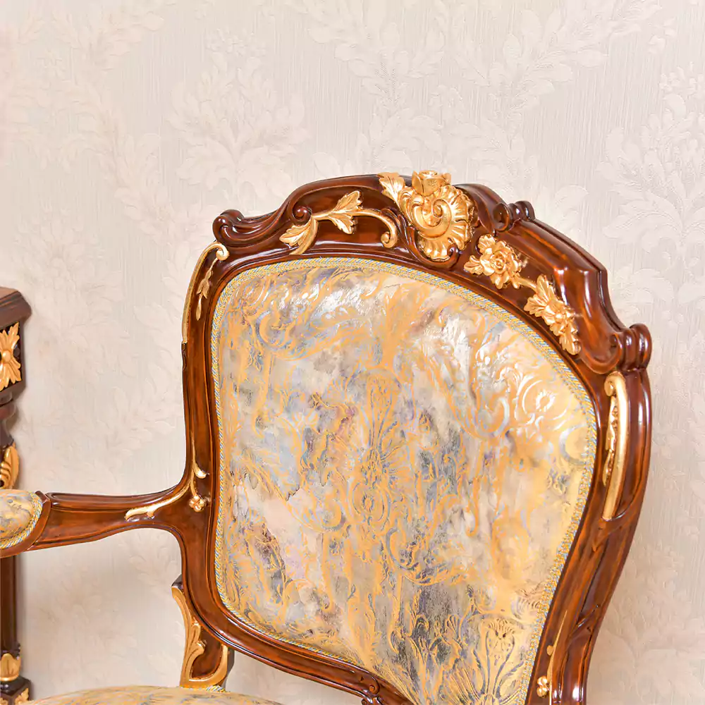 Aster Luxury Armchair Aster luxury armchair featuring spacious design, premium materials, and coiled spring support