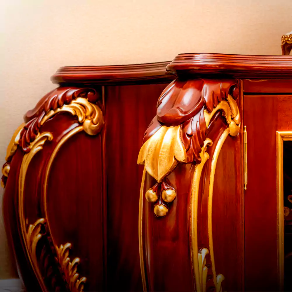 firenze-handmade-tv-stand-detail Firenze luxury handmade Italian TV stand with elegant curved design and refined detailing